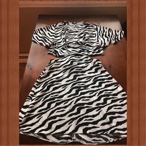 3 for $50 Cutout animal print dress.
